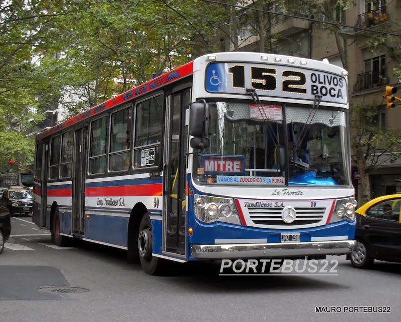 Recorrido de la LINEA 152 del Gran Buenos Aires