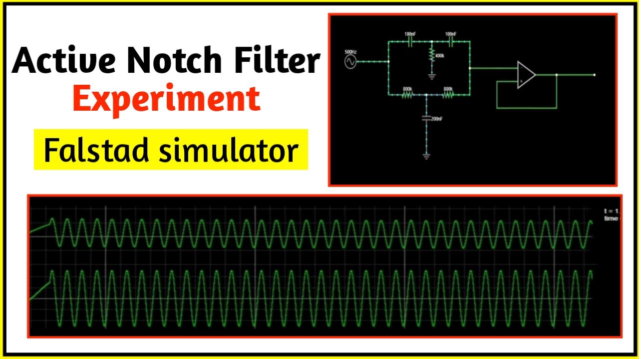 Active Notch Filter Experiment Procedure, Observations, Results and
