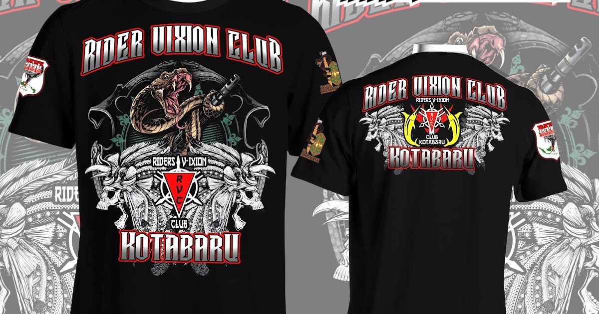 Design Kaos Rider Vixion Club Rvc Kotamobagu design kaos rider vixion club rvc kotamobagu