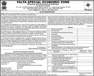 FSEZ Recruitment 2017, www.fsez.gov.in