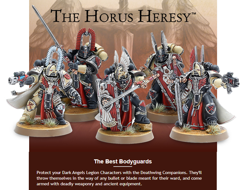 New Bodyguards: Dark Angels Legion Deathwing Companions - Faeit 212 New Bodyguards: Dark Angels Legion Deathwing Companions - Faeit 212