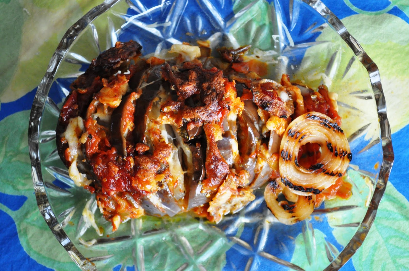 Rinki's Kitchen Hasselback Eggplant Recipe