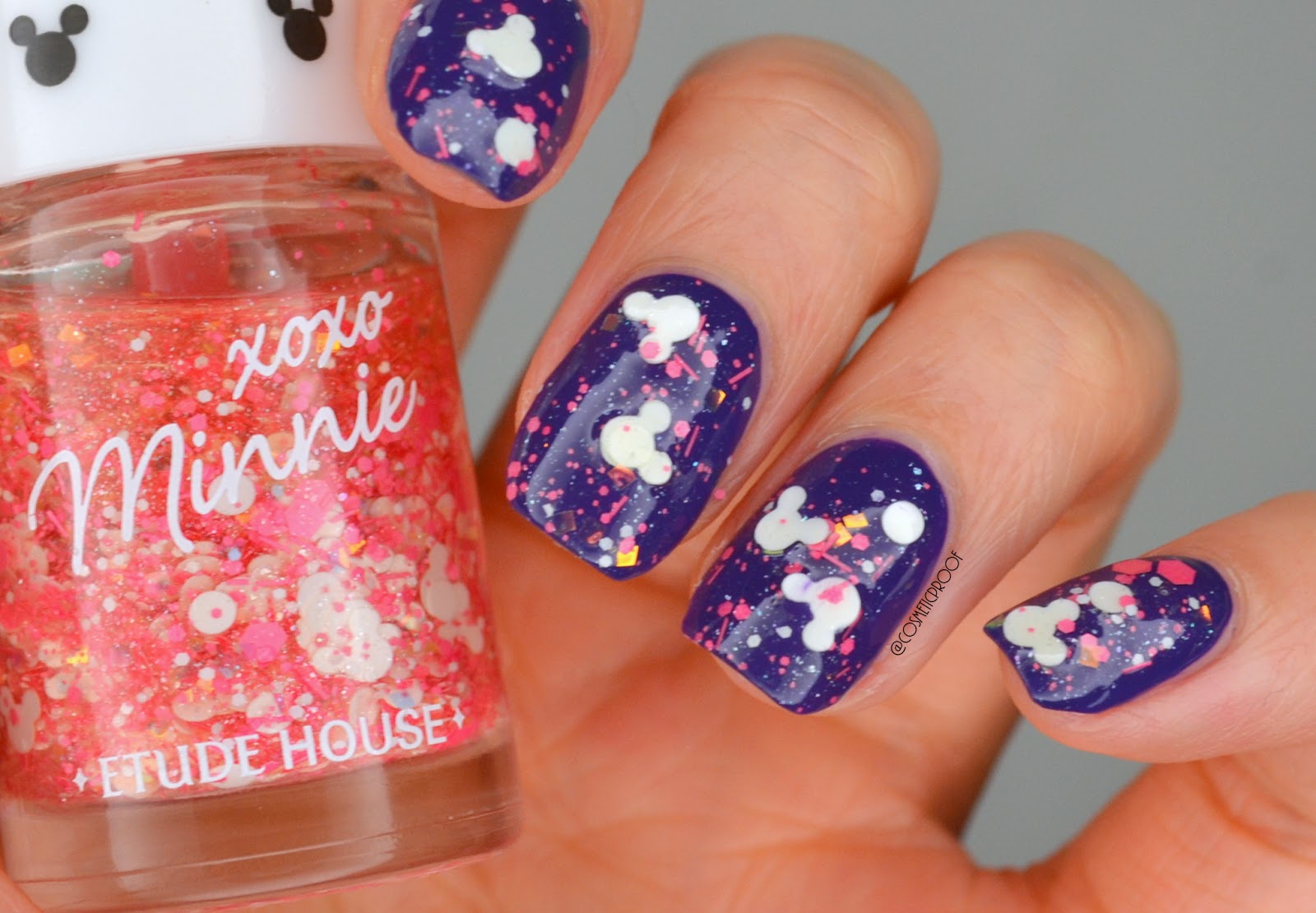 2. Minnie Mouse Nail Design - wide 10