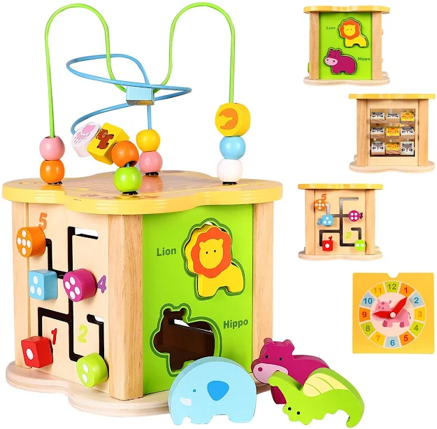 Baby Small Activity Cube Toys 6-in-1