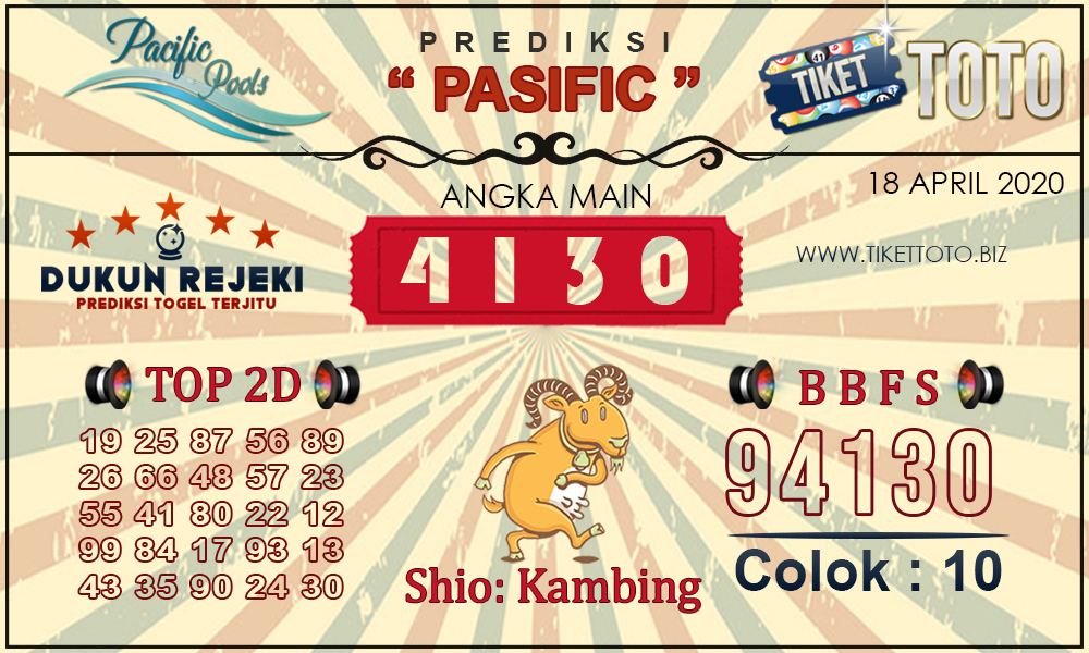 Prediksi Togel PASIFIC TIKETTOTO 18 APRIL 2020