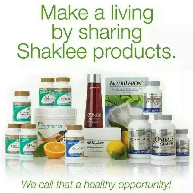 Make A living by Sharing Product Shaklee