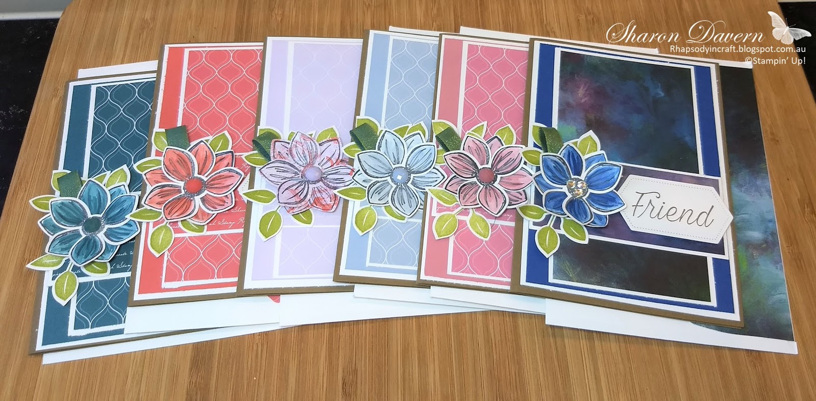 Rhapsody in Craft Stampin' Up! Art With Heart Team Blog Hop June