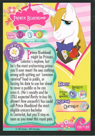 My Little Pony Prince Blueblood Series 1 Trading Card