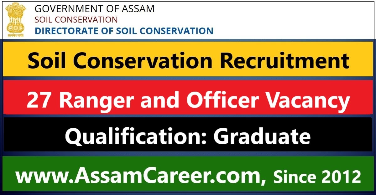 Soil Conservation Recruitment 2021 27 Ranger and Officer Vacancy