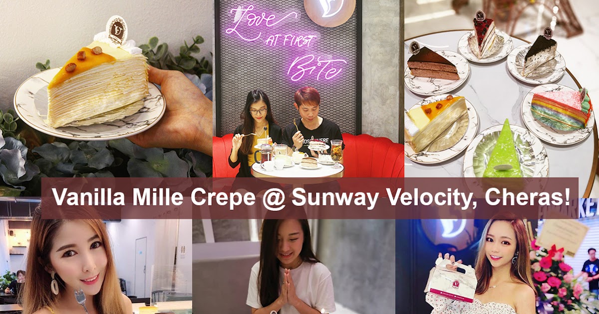 Vanilla Mille Crepe Sunway Velocity Mall, Kuala Lumpur