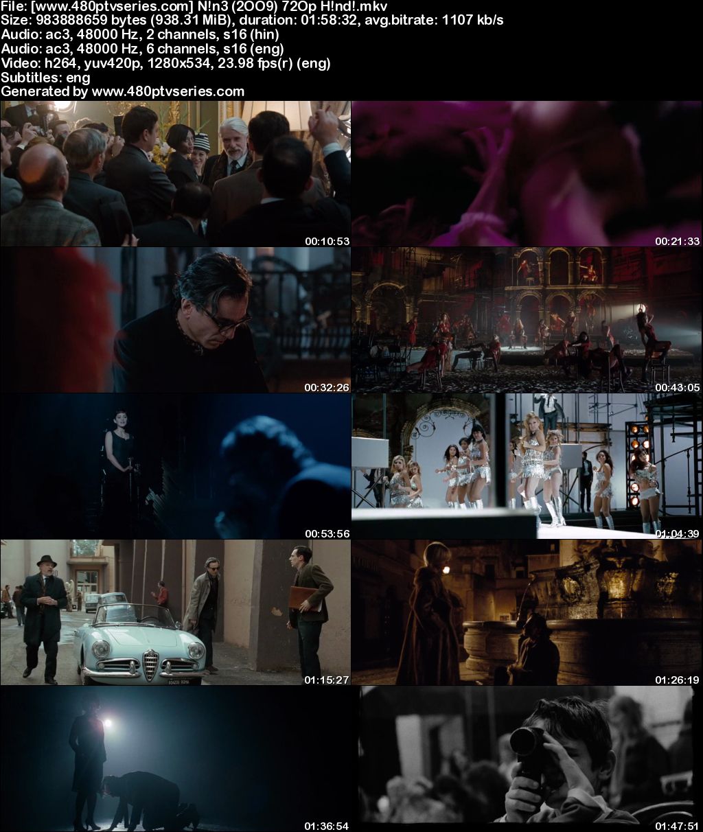 Download Nine (2009) 900MB Full Hindi Dual Audio Movie Download 720p Bluray Free Watch Online Full Movie Download Worldfree4u 9xmovies