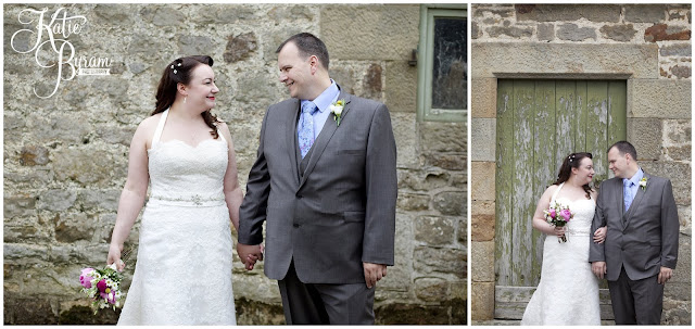 bride in window, bridal prep, vintage wedding, high house farm brewery wedding, northumberland wedding photography katie byram photography, rustic wedding