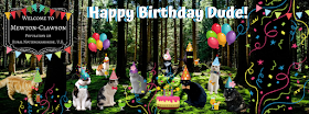 Happy Birthday Parsley Dude Mewton-Clawson Cats The B Team Pawty ©BionicBasil®