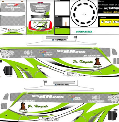 Livery BUSSID bus Haryanto