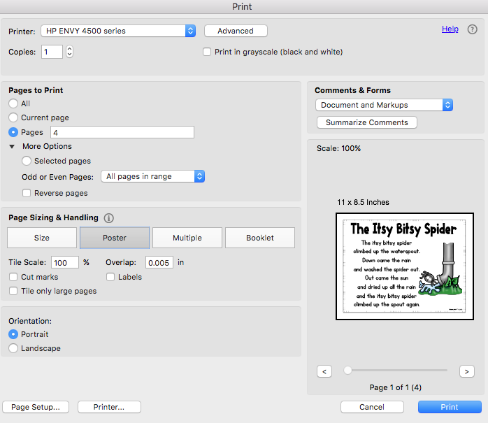 How to PRINT POSTERS for your classroom! Learning with Mrs. Langley