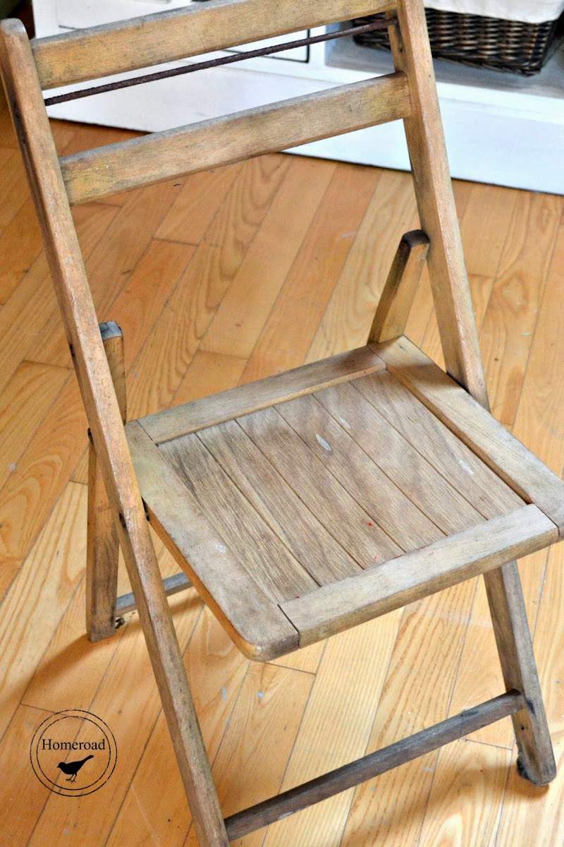 Miss Mustard Seed Milk Painted Wooden Folding Chairs