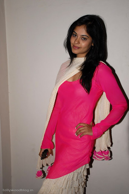 Actress Bindhu Madhavi Pics In Pink Dress 4