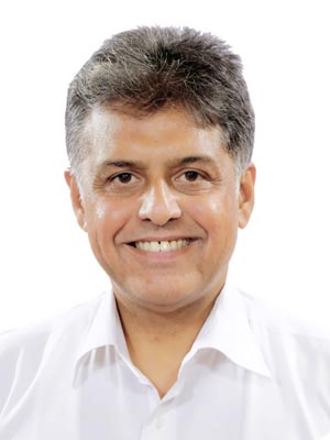 Lawyer and M. P. Manish Tewari