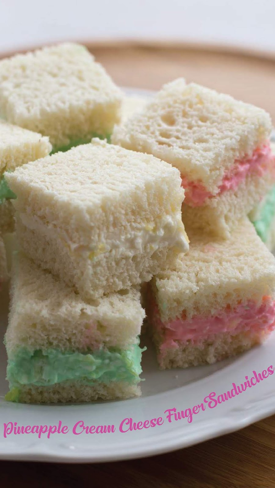 PINEÁPPLE CREÁM CHEESE FINGER SÁNDWICHES Recipe Spesial Food