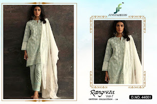 juvi fashion Rangreza vol 7 Pakistani Suits Cotton Collection 19