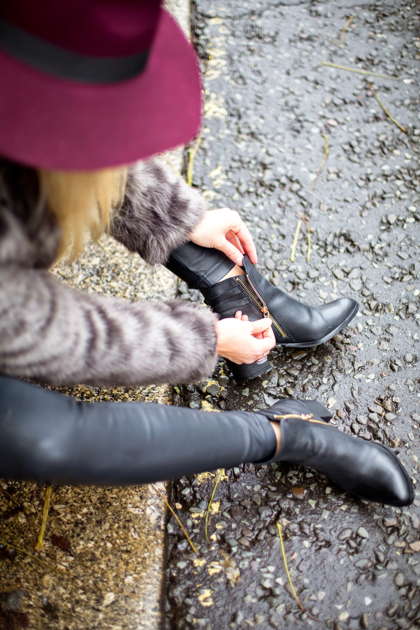 Dune black pointed ankle boots mediamarmalade