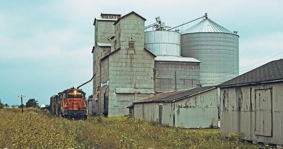 Towns and Nature Wilton, IL Crawford Grain Elevator, two wood