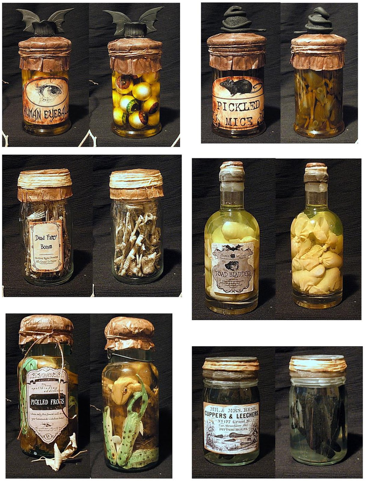 DIY HOMEMADE APOTHECARY JARS!