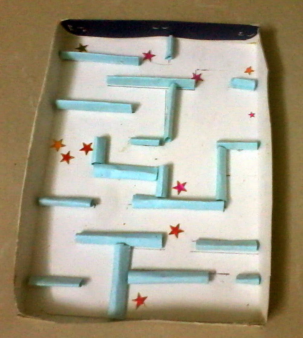 Thoughts & Ideas Marble Maze for Kids DIY Project.