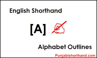 English-Shorthand-[A]-Alphabet-Outlines