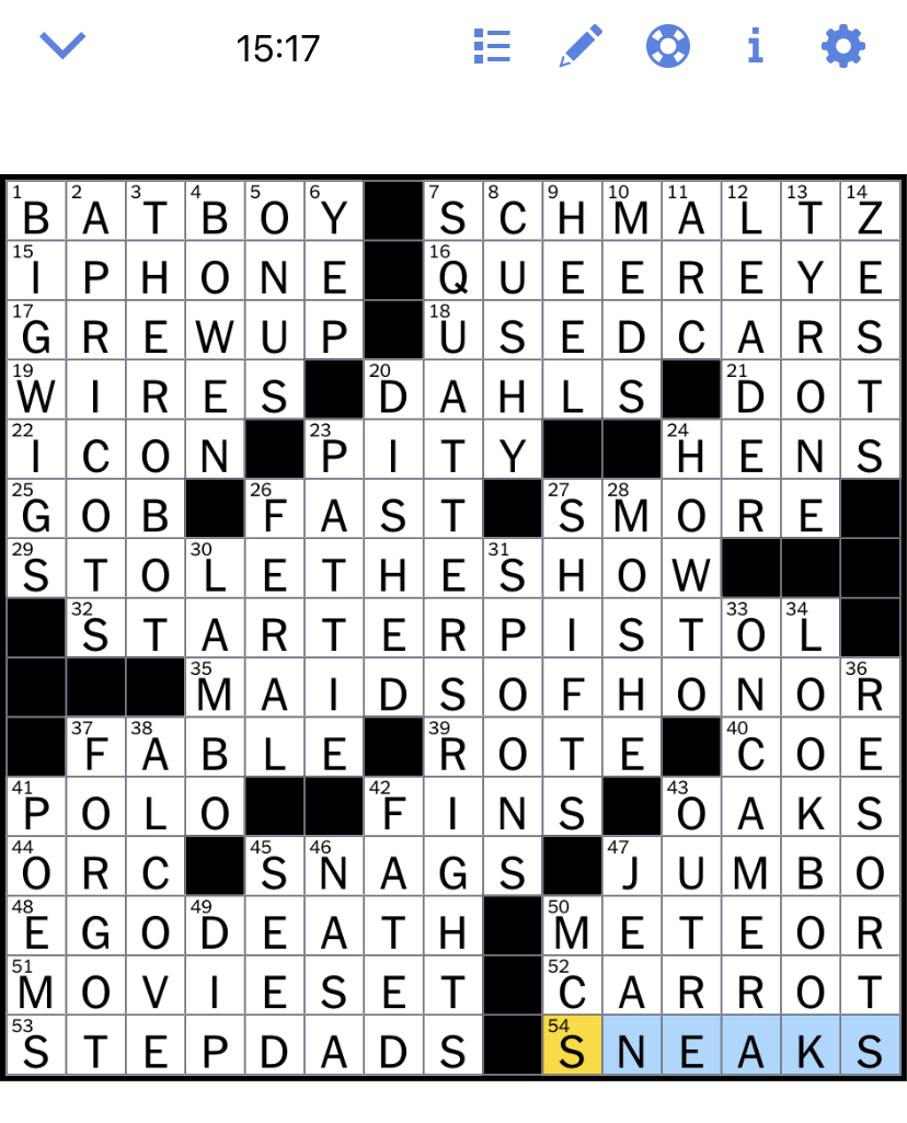 Fracases Nyt Crossword