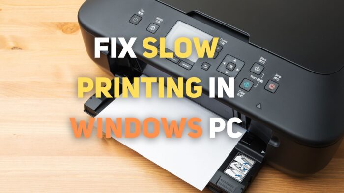 Fix Медленная печать ПК с Windows