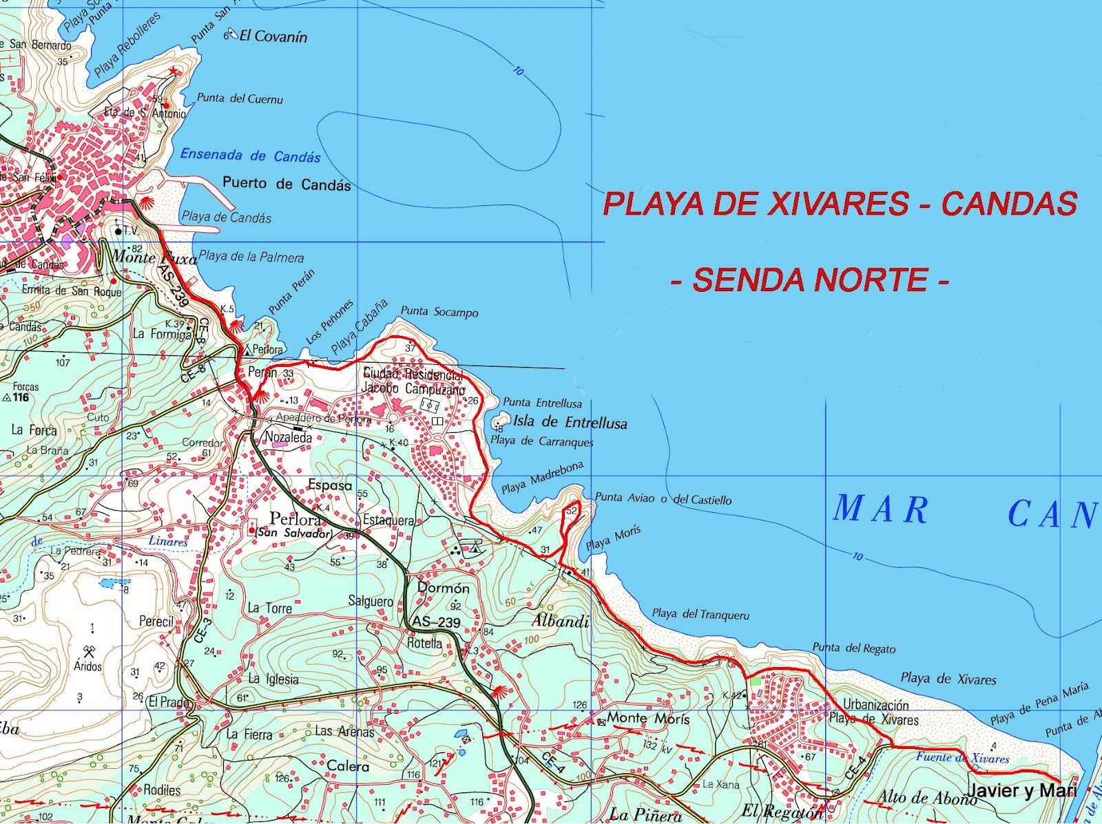 Costa Asturiana Sus Paisajes y Senderos 018Playa de Xivares Perlora