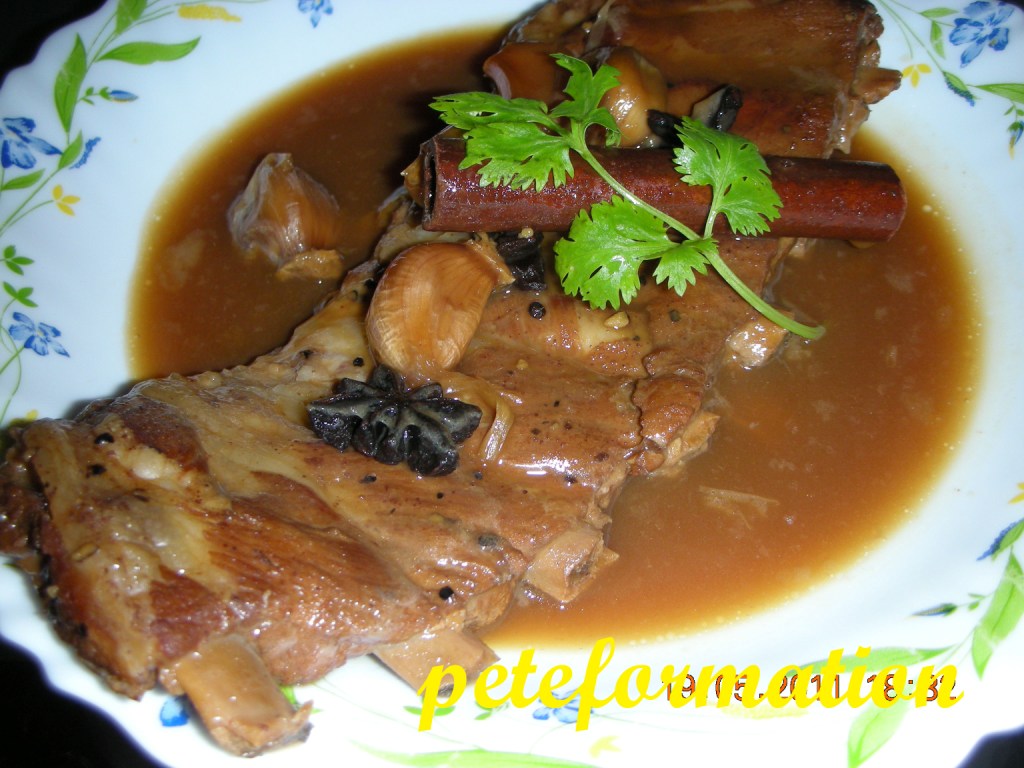PeteFormation Foodie Adventure Braised Pork Soft Ribs with Cinnamon