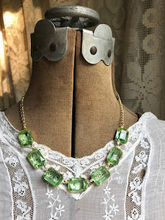 Light Green Statement Necklace