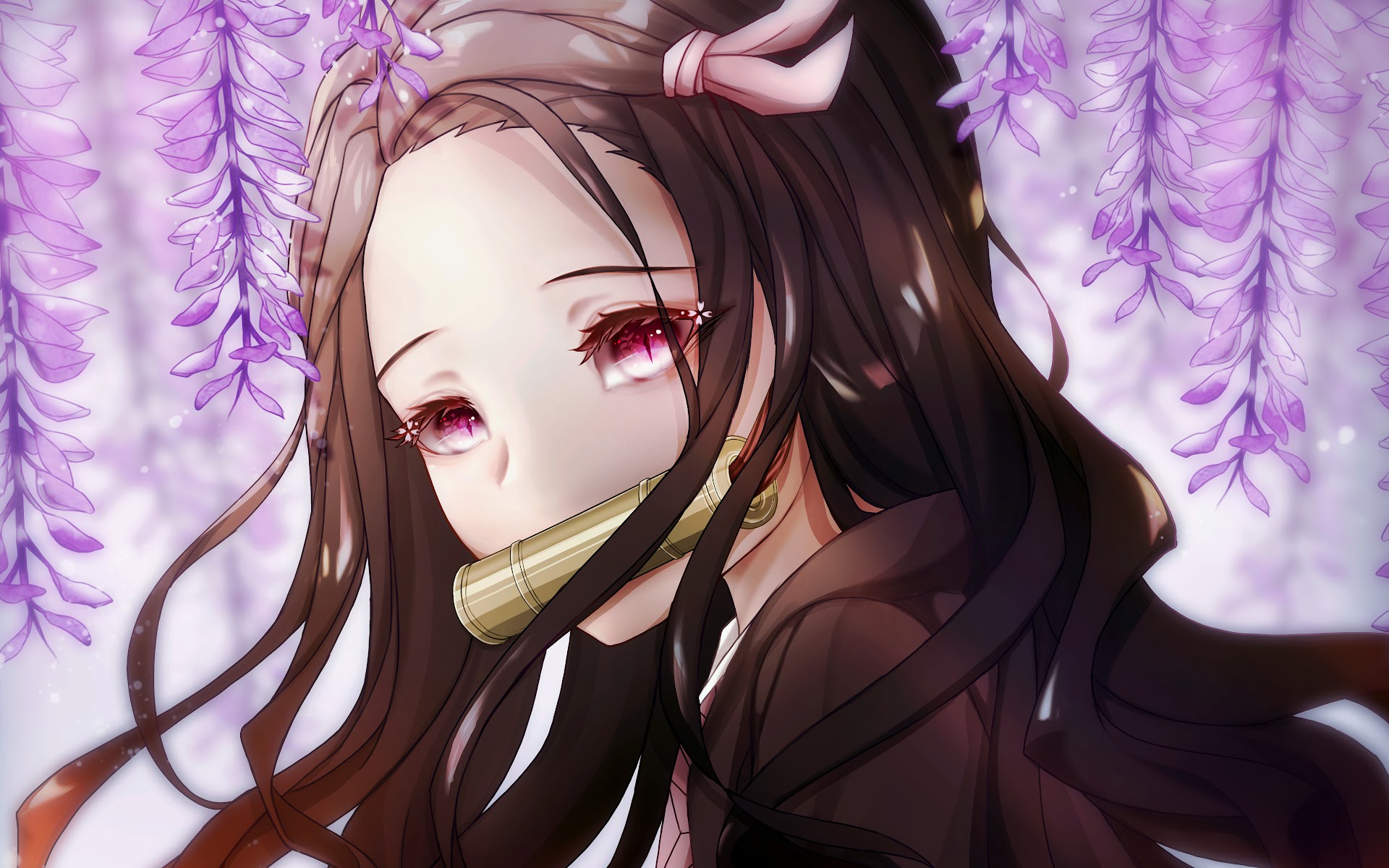 Nezuko, Kimetsu no Yaiba, 8K, #116 Wallpaper PC Desktop