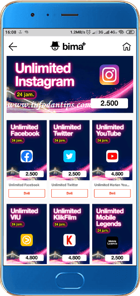 Mengenal Kuota Unlimited Tri 3 Mulai Seribu