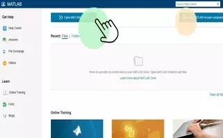 Matlab online free - Penjelasan dan Cara mendaftar yang Mudah TAMPILAN MATLAB ONLINE R2021A