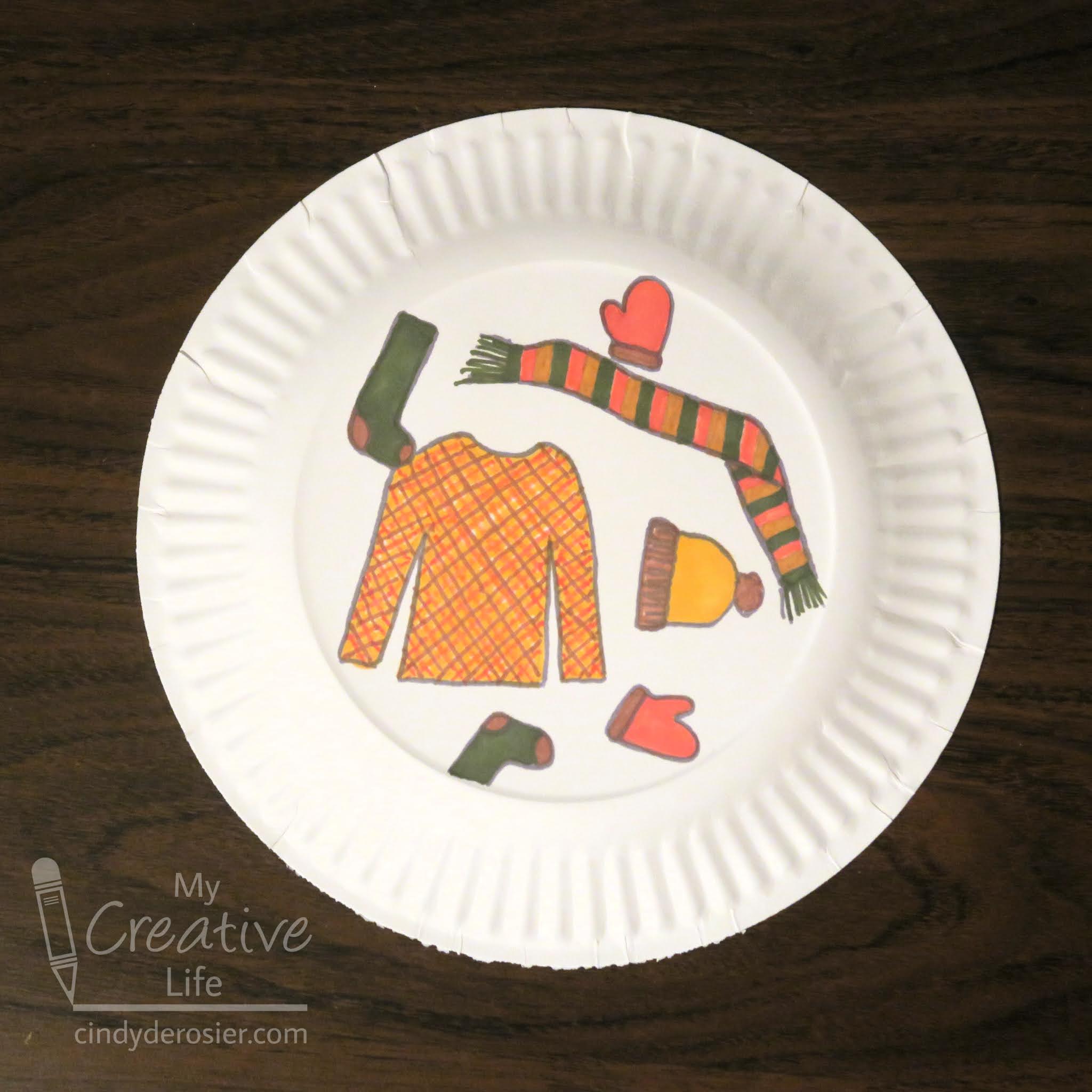 Cindy deRosier My Creative Life Paper Plate Washing Machine Craft