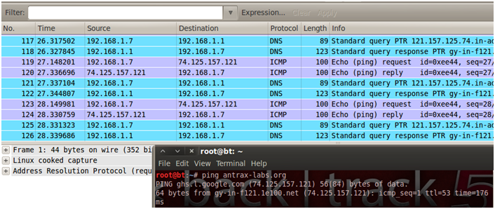 Sniffing con Wireshark 24 Sniffing con Wireshark 23
