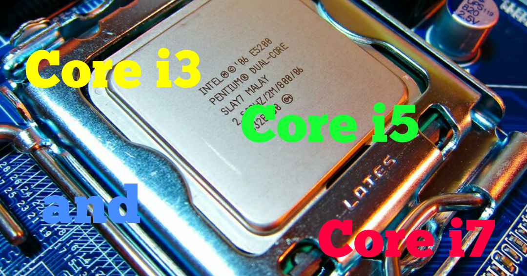 Science and Technology Difference Between Core i3, i5 And i7