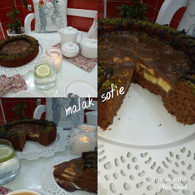 كيكة المول العجيب بالشكلاط و الموز