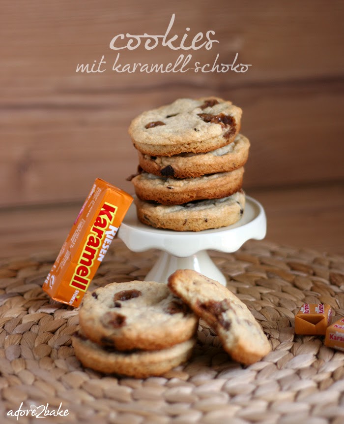 adore2bake: Cookies mit Karamell-Schoko