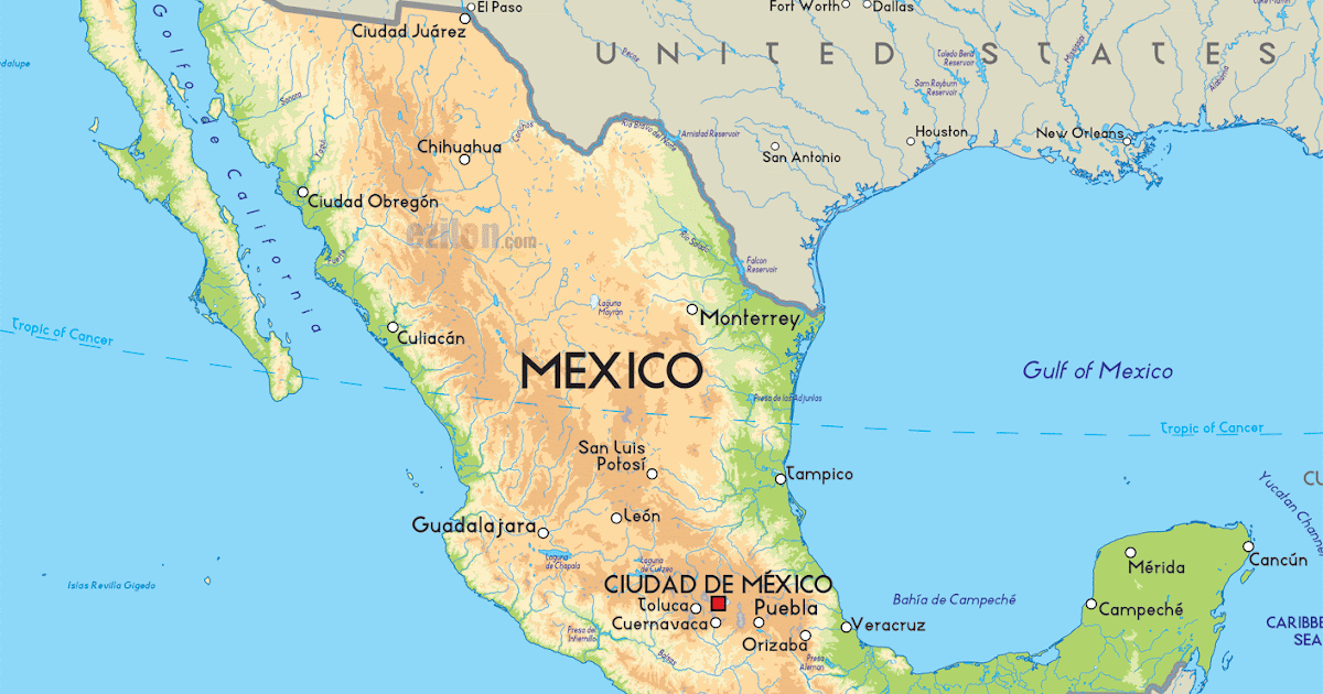 Широта города мехико