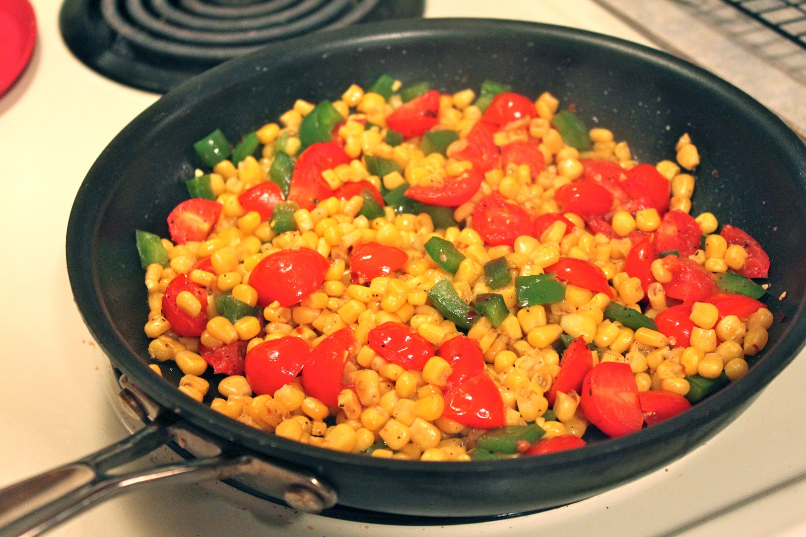 Explore Love Eat Cheesy Corn with Red Pepper Flakes