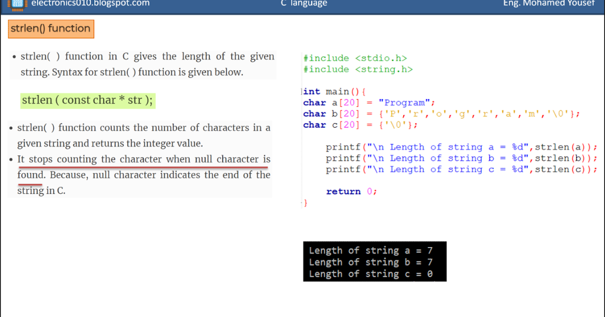 Electronics010 20 Manipulating String