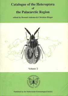 Catalogue of the Heteroptera  of the Palaearctic Region