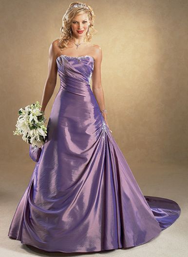 Fresh 40 of Purple Colored Wedding Dresses