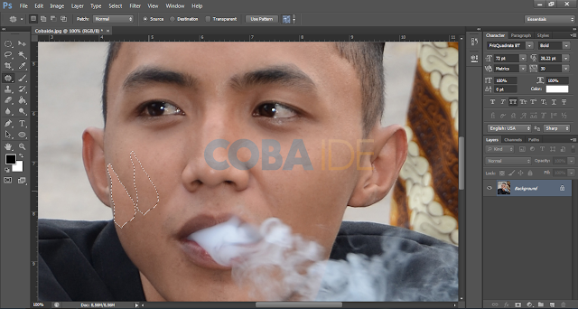 cara menghilangkan jerawat di foto dengan photoshop tutorial pemula edit foto menghilangkan jerawat di photoshop