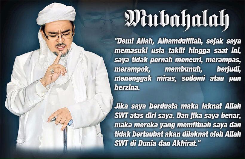 Sampai Hari Ini, Tak Ada Ahoker yang Berani Terima Tantangan Mubahalah Habib Rizieq Sampai Hari Ini, Tak Ada Ahoker yang Berani Terima Tantangan Mubahalah Habib Rizieq