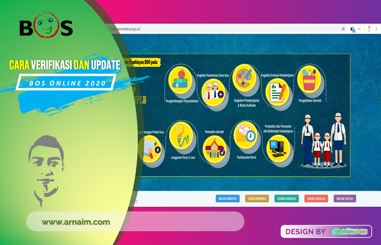 √ CARA VERIFIKASI DAN UPDATE DATA BOS ONLINE 2020